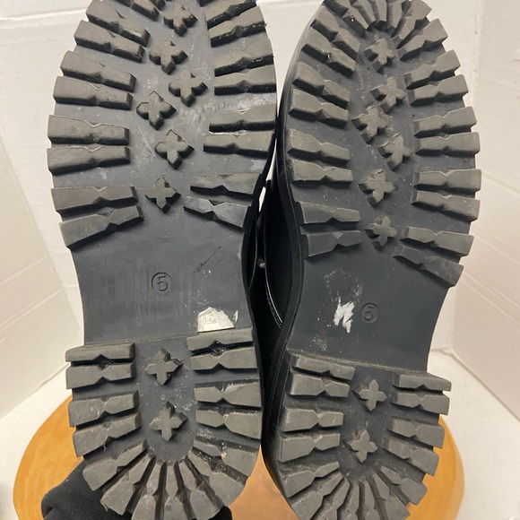 ASOS Platform Laced Combat Boot Platform Oxford - Picture 8 of 11